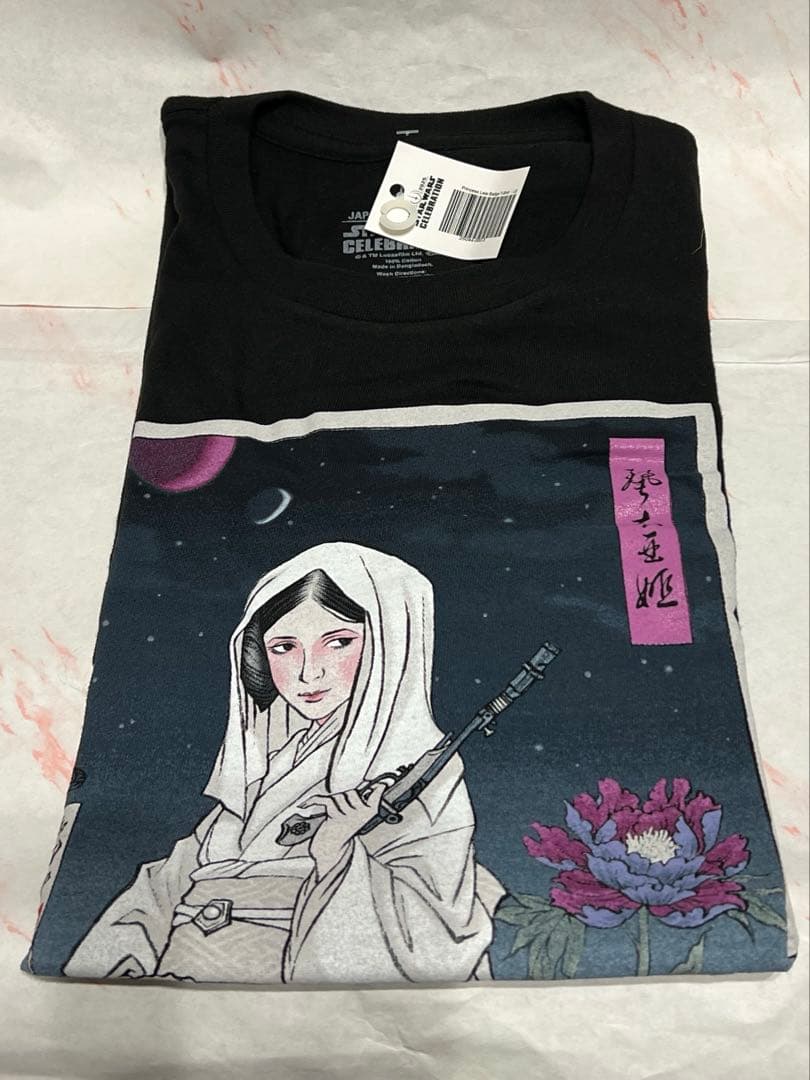 スターウォーズセレブレーション Tシャツ レイア姫 バッジアート