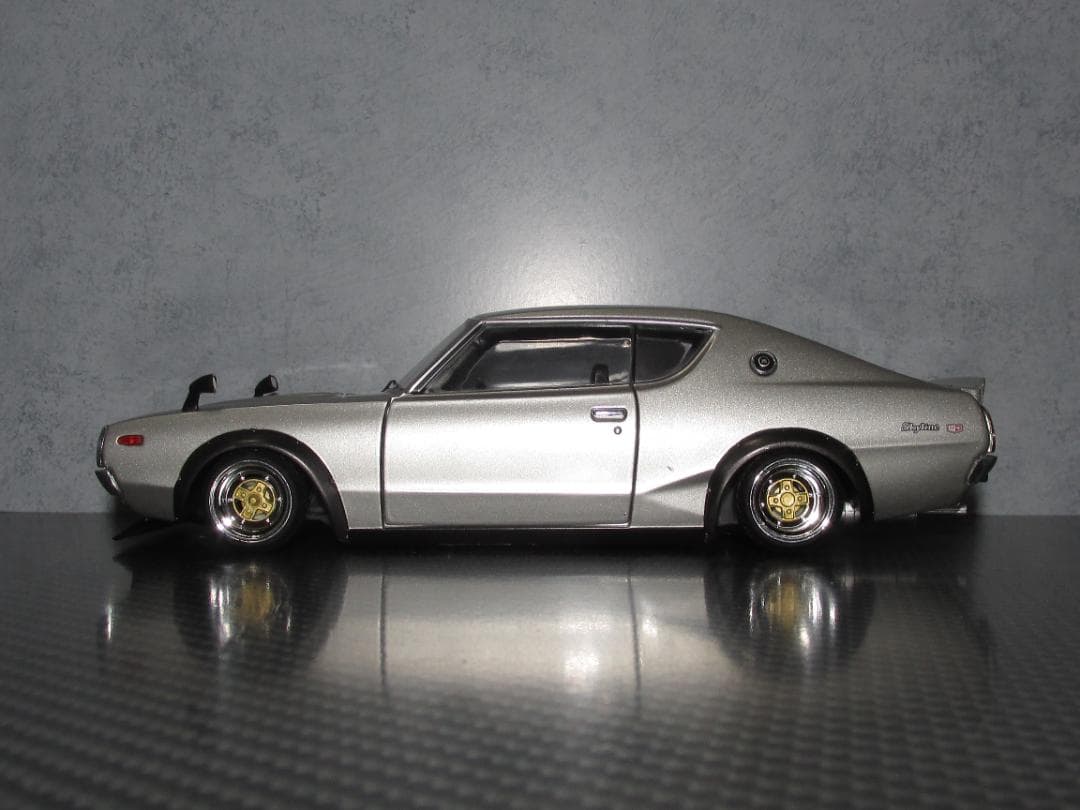 Hachette 1/24 日産 ケンメリ GT-R シルバー カスタム改 - メルカリ