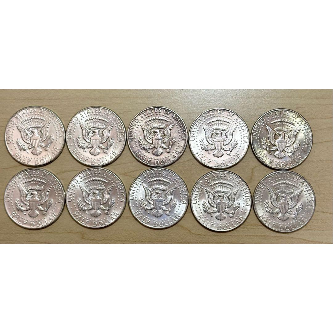 ケネディ ハーフダラー 1964年 10枚 銀貨 シルバーコイン 銀品位90