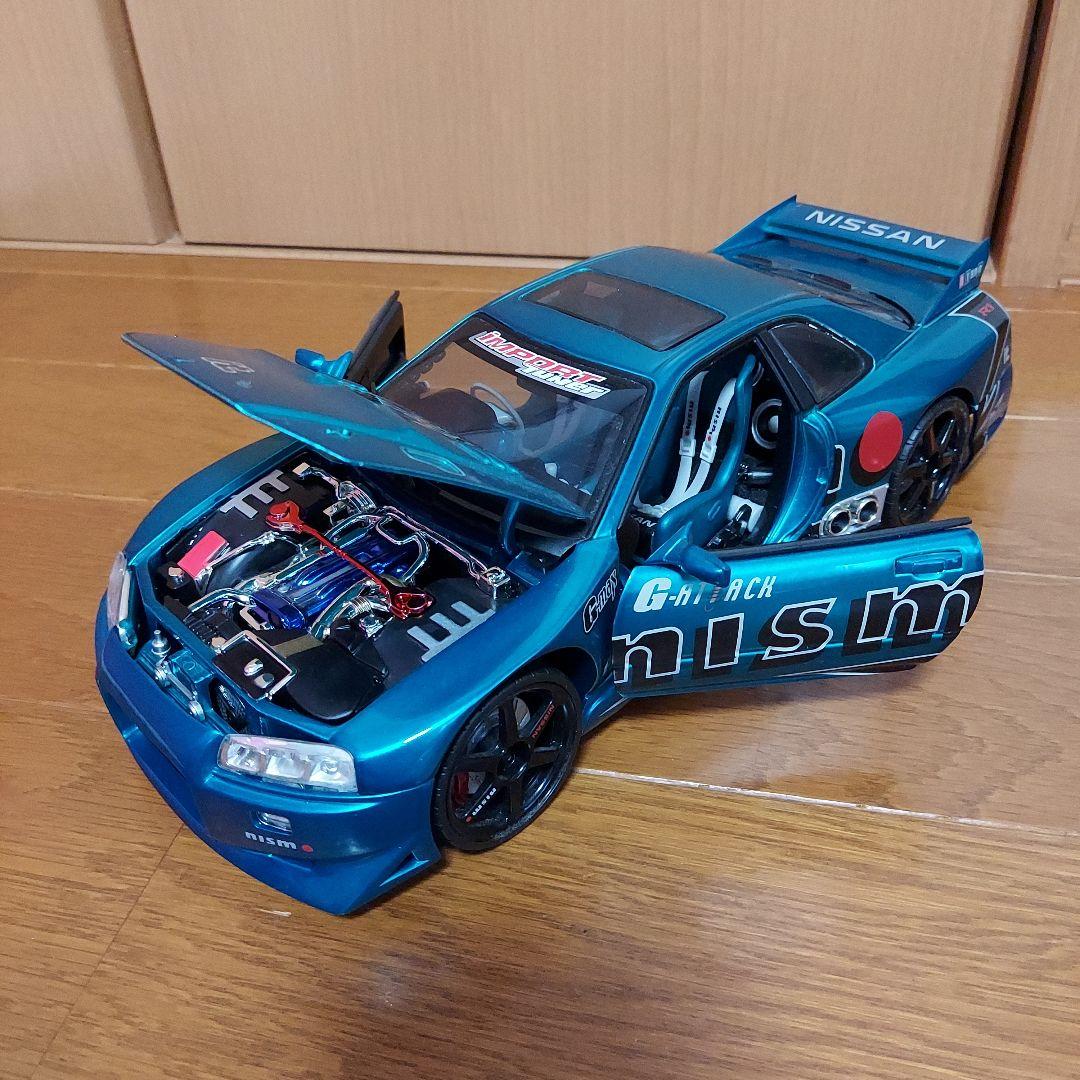 R34スカイライン マッスルマシーンシリーズ 1/18 - メルカリ