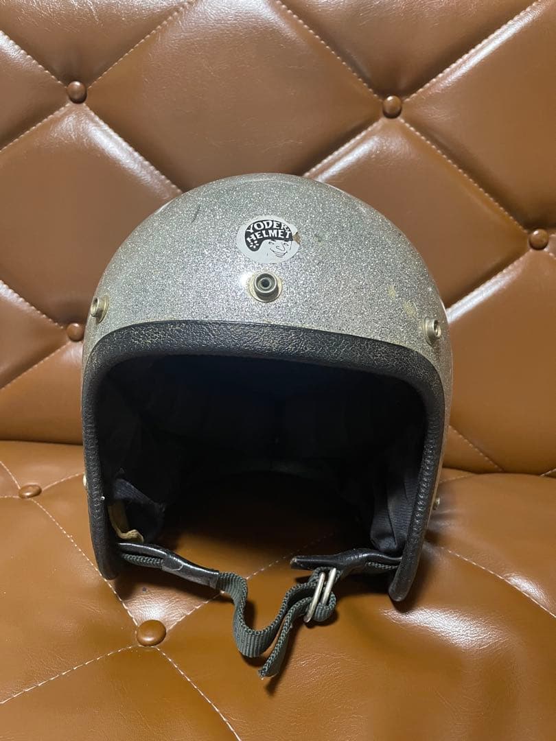 1960年代　YODER ヴィンテージヘルメット　銀ラメ　シルバー　ハーレー 6月13日値下】ARTHUR FULMER AF40 SILVER METALFLAKE 62cm | SPEED ADDICT