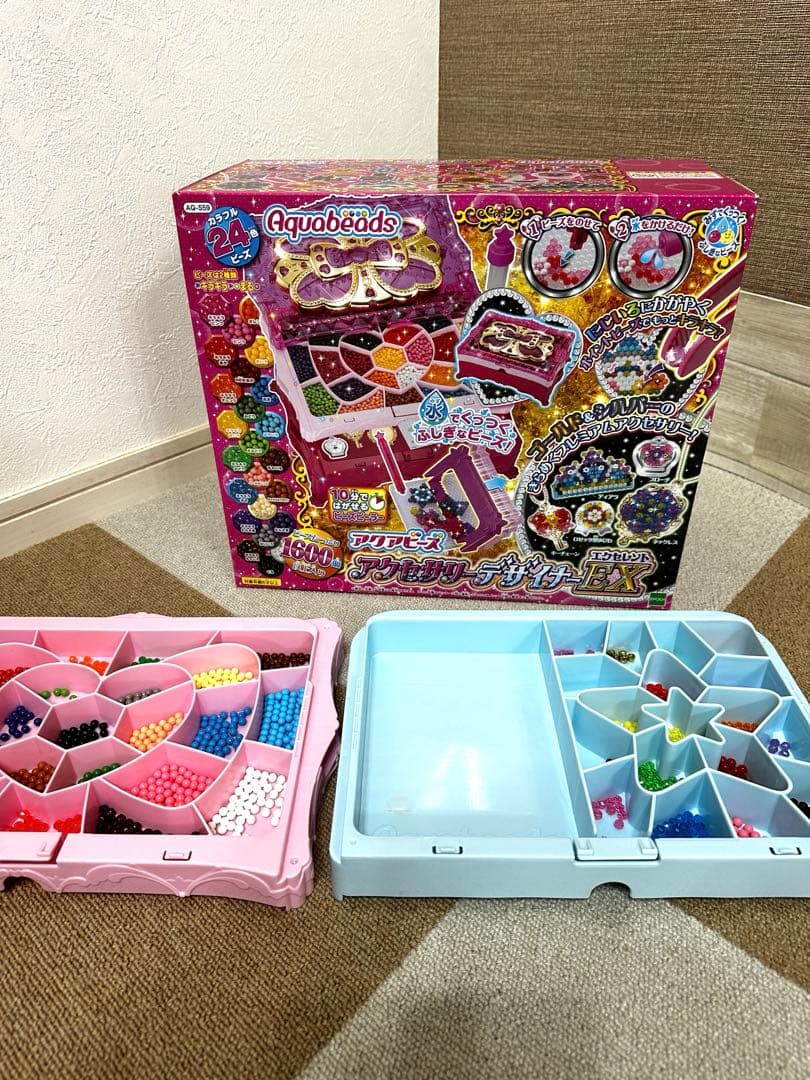 アクアビーズ アクセサリーデザイナーEX ＆はじめてのアクアビーズ