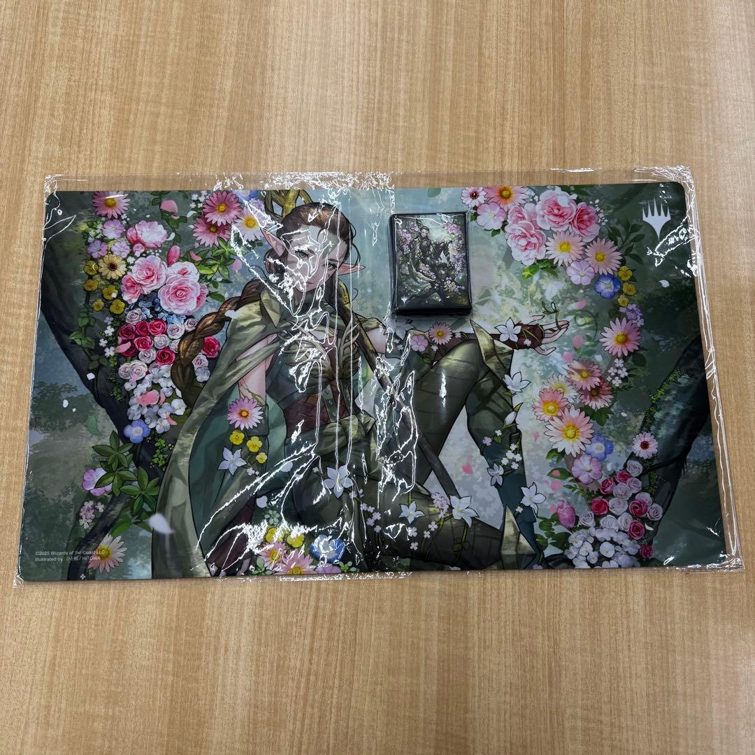 MTG 復活した精霊信者、ニッサ プレイマット・スリーブセット - メルカリ
