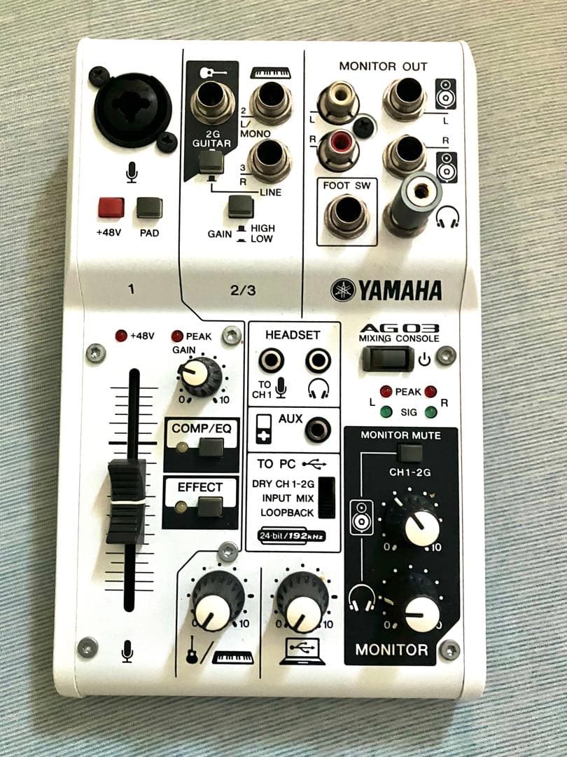【9/22まで限定出品】YAMAHA AG03ウェブキャスティングミキサー ヤマハ | AG03 - ウェブキャスティングミキサー - 概要