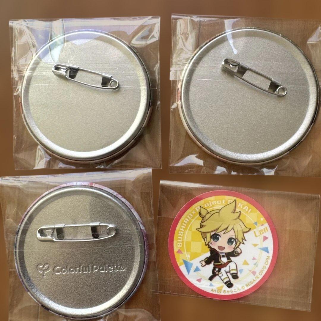 巡音ルカ プロセカ グリッター缶バッジ スシロー 4個セット - メルカリ