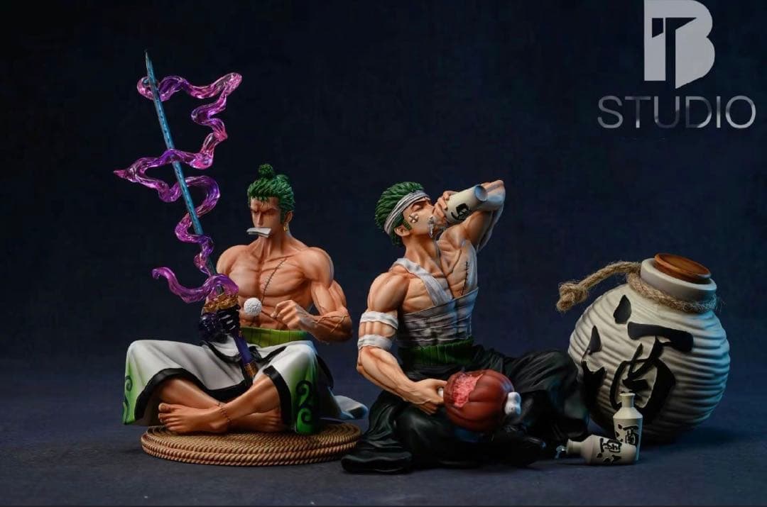 ONE PIECE ワンピース ゾロ【酒を飲む】 フィギュア ガレージキット