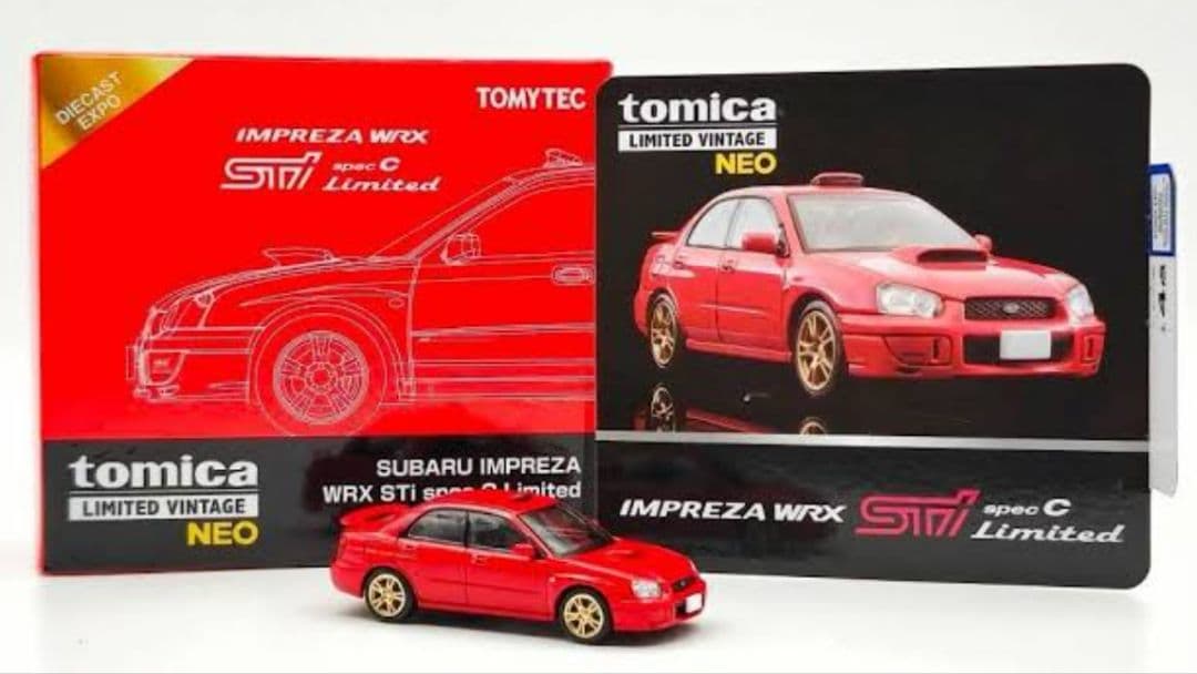 トミカリミテッドヴィンテージネオ スバル インプレッサ WRX STi (赤