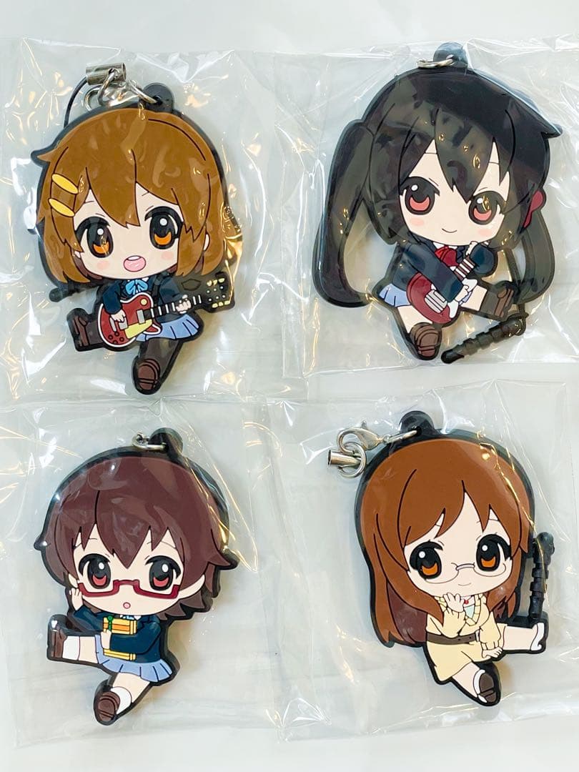 けいおん! ぺたん娘 ラバーストラップ ラバスト あずにゃん 秋山澪