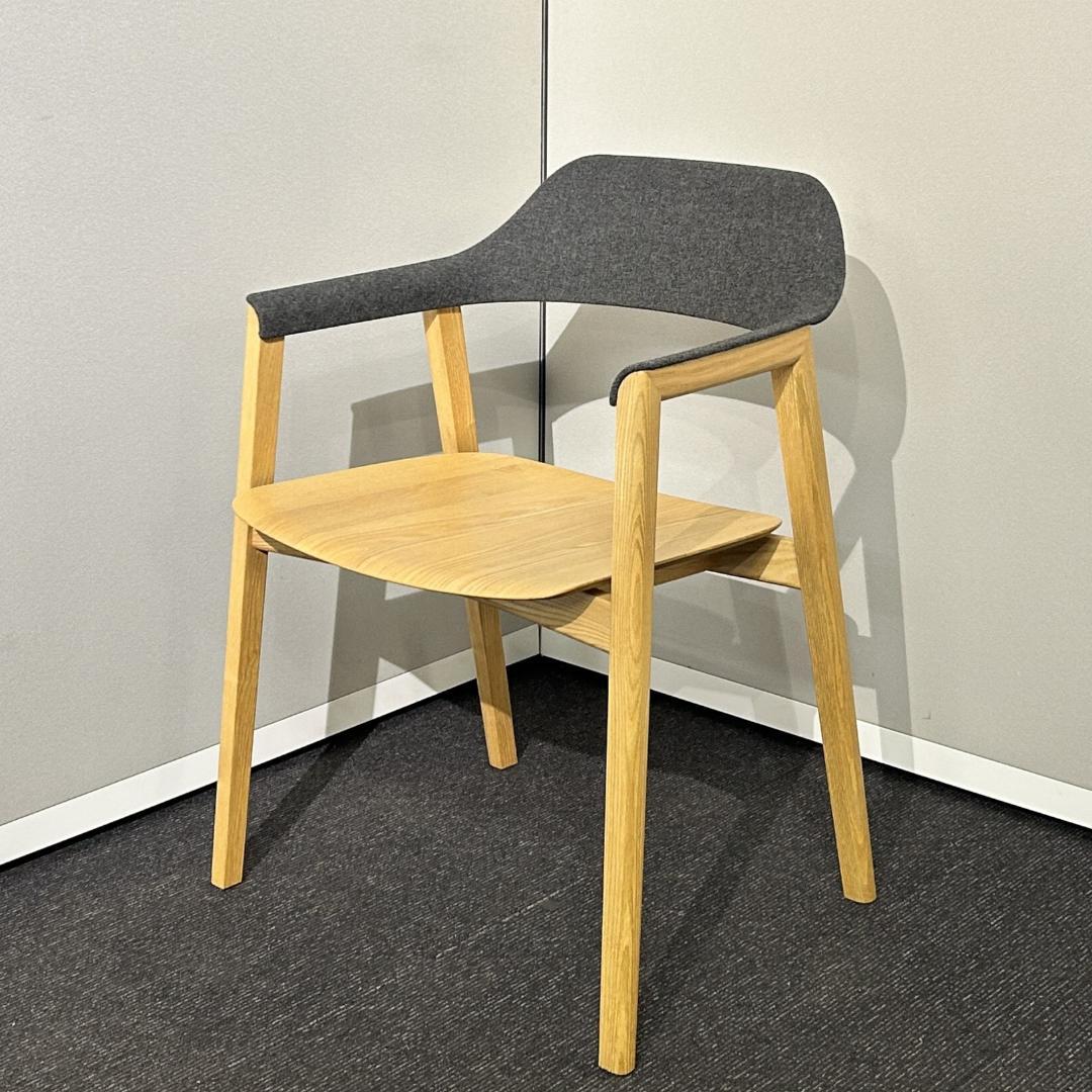 カンディハウス 木製 ダイニングチェア テンダイニング グレー 椅子
