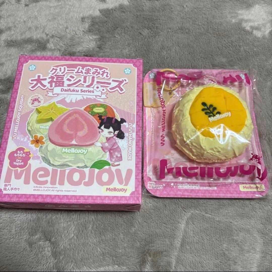 Mellojoy スクイーズ クリームまみれ 大福シリーズ マンゴー① - メルカリ