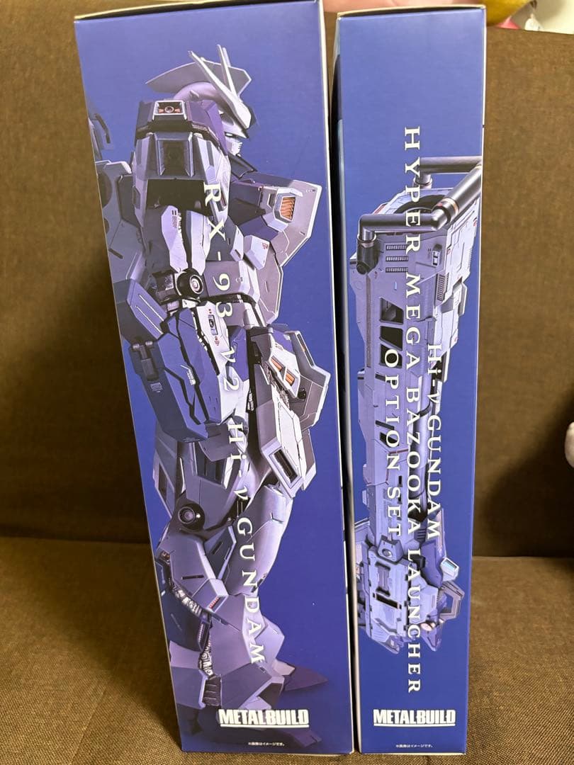【セット】Hi-νガンダム+ハイパーメガバズーカランチャー　メタルビルド 抽選販売】METAL BUILD Hi-νガンダム専用 ハイパー・メガ・バズーカ