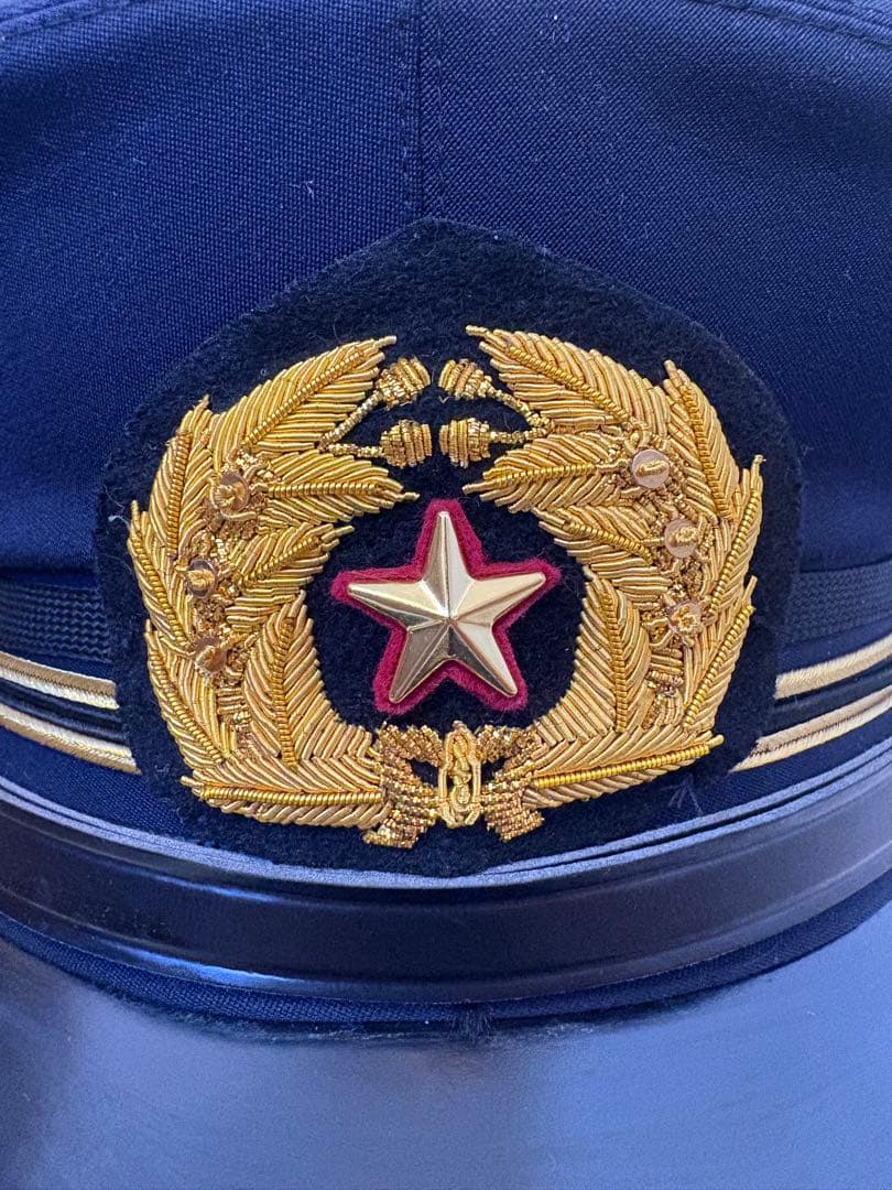 制帽 本物仕様 警察・消防・日本軍モチーフカスタム帽子 金刺繍