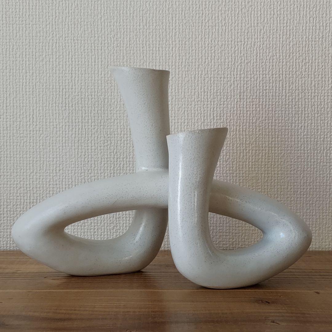フラワーベース 置物 ヴィンテージ Vintage 1950s mini flower vase/ビンテージ 陶器 ミニ フラワーベース