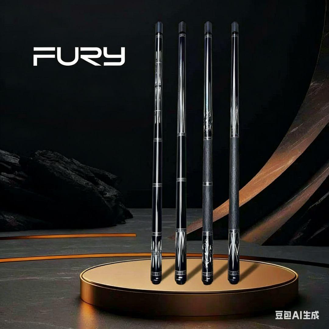 必見】【美品】FURY ビリヤードキュー TK-3 新品未使用 7点セット