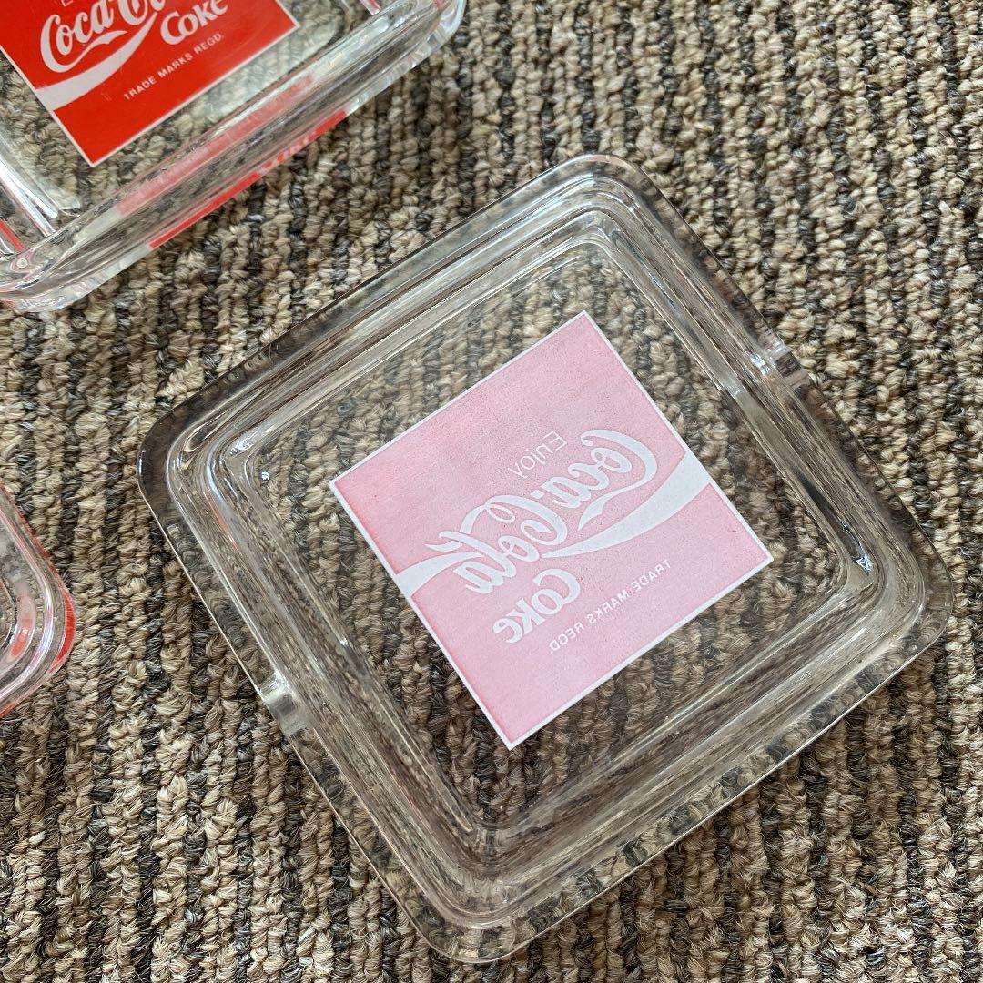 コカコーラ ガラス灰皿 - メルカリ