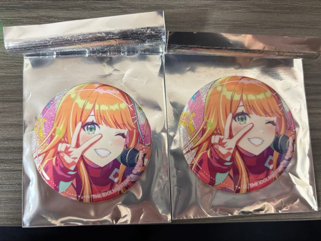 学園アイドルマスター ミラクルナナウ グリッター缶バッジ 紫雲清夏