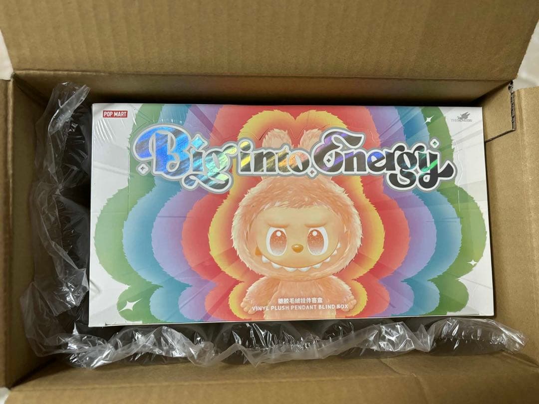 ラブブ V3 Big Into Energy Labubu ぬいぐるみ1ボックス POP MART（ポップマート） 【正規品保証・即発送】 THE MONSTERS Big