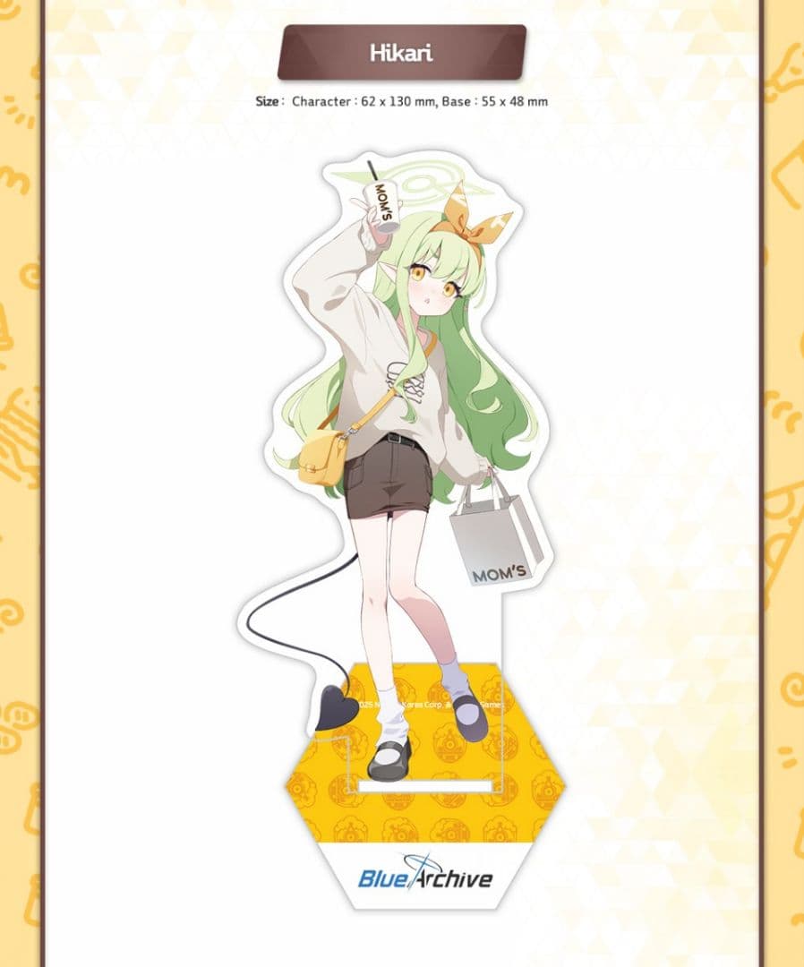 韓国限定】ブルーアーカイブ マムズタッチコラボ【ヒカリ】アクリル