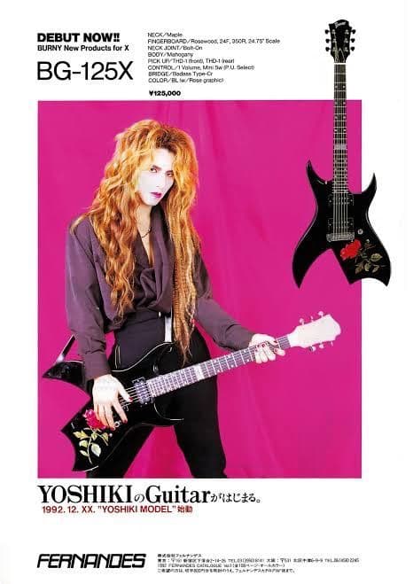 XJAPAN YOSHIKIモデル / FERNANDES / BG-125X - メルカリ