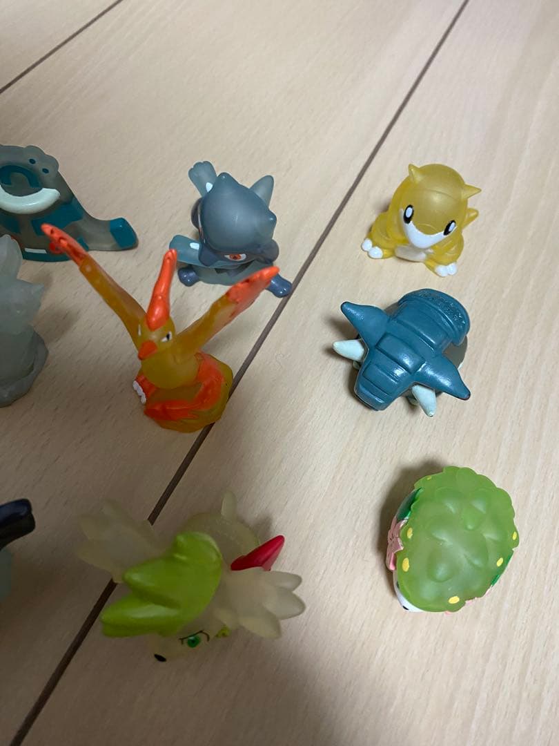 ポケモンキッズ 指人形 クリア ファイヤー リオル レジアイス ドータクン