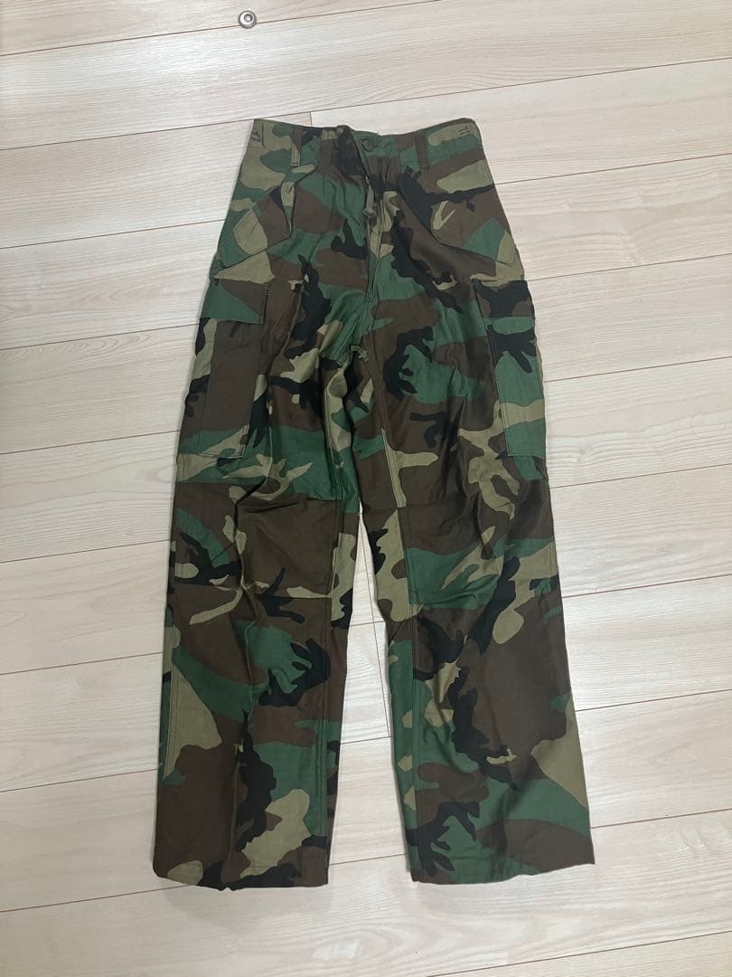 M-65 パンツ ウッドランド XS US(米軍) M-65 ウッドランドカモ フィールドパンツ/サイズ：XS-R/実物