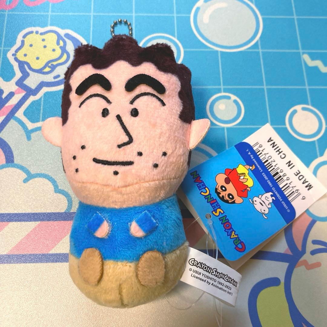 野原ひろし クレヨンしんちゃん ぬいぐるみ マスコット キーホルダー