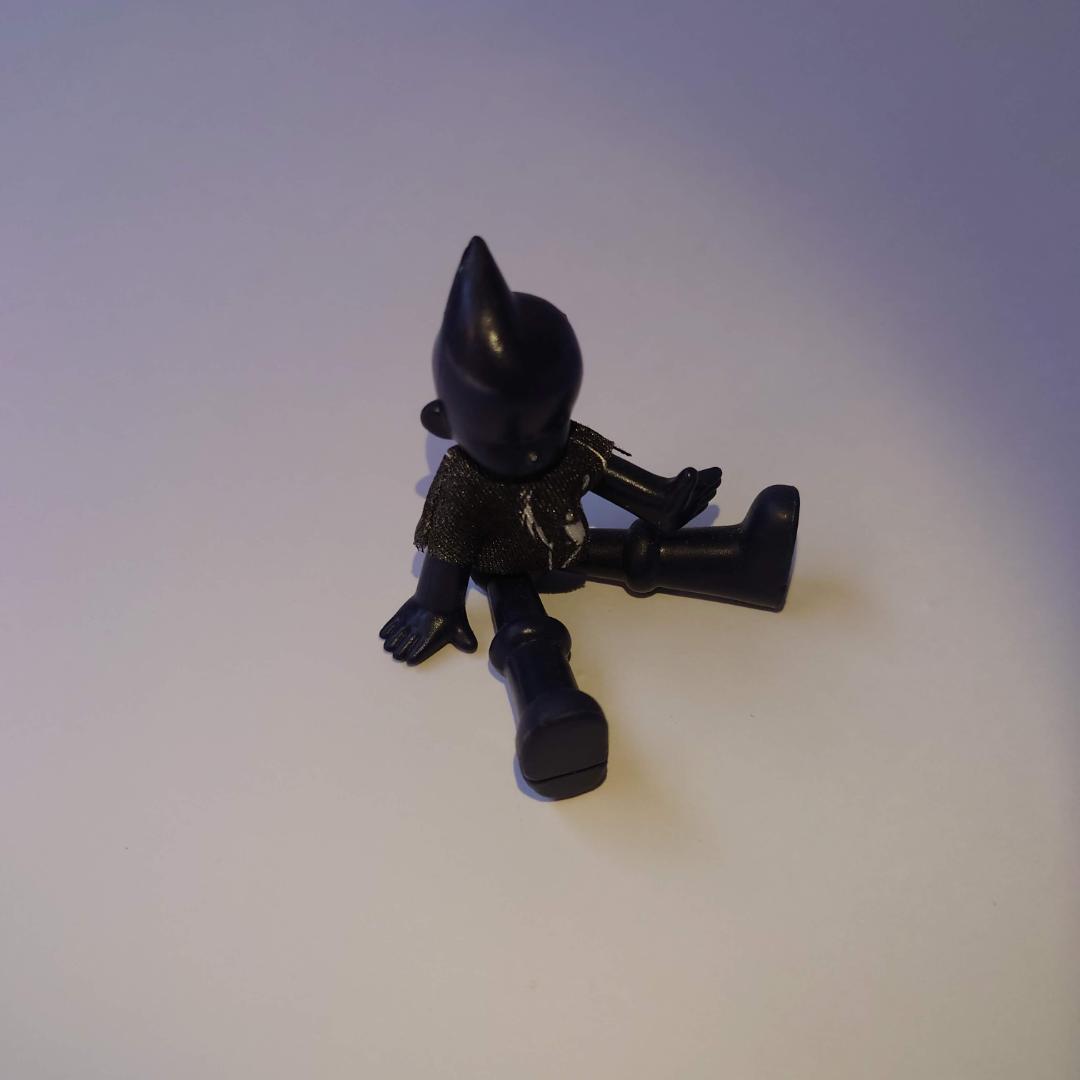 激レア1点物】鉄腕アトム ASTRO BOY紺 ブラックジャック黒Tシャツ着用