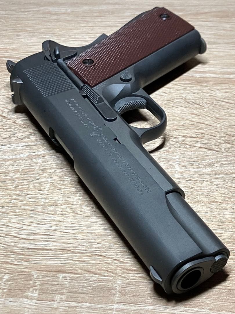MGC M1911A1 ガバメント HW パーカライジング仕上げ モデルガン マルシン】ガバメント M1911A1 HW センターファイヤー モデルガン
