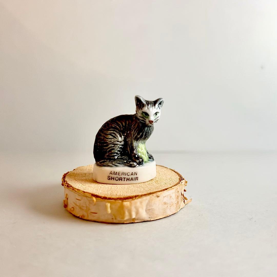 猫のフェーブ フェーヴ 陶器 置物 ミニチュア フランス製 - メルカリ
