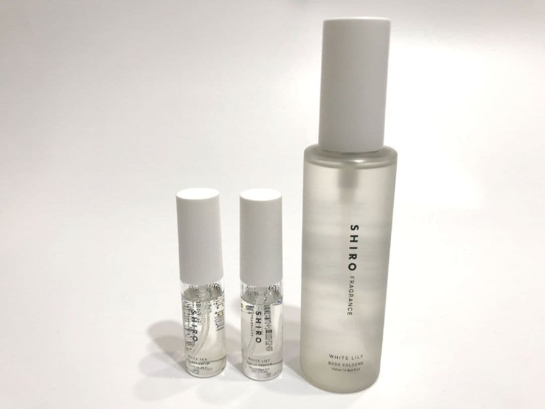 香水シロ ホワイトティーEDP10ml ホワイトリリー10ml EDC100ml WHITE TEA EAU DE PARFUM – SHIRO US Online Store