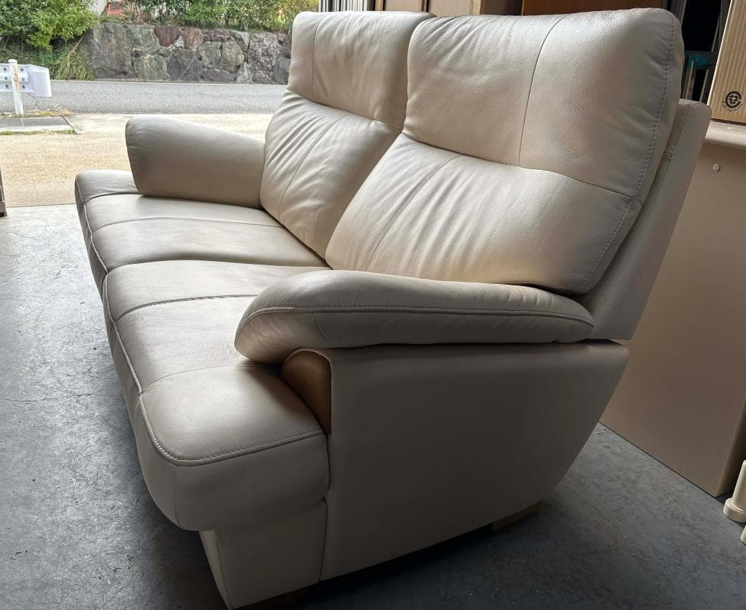 KARIMOKU CHITANO 2.5人掛けソファ オットマン付 幅175cm - メルカリ