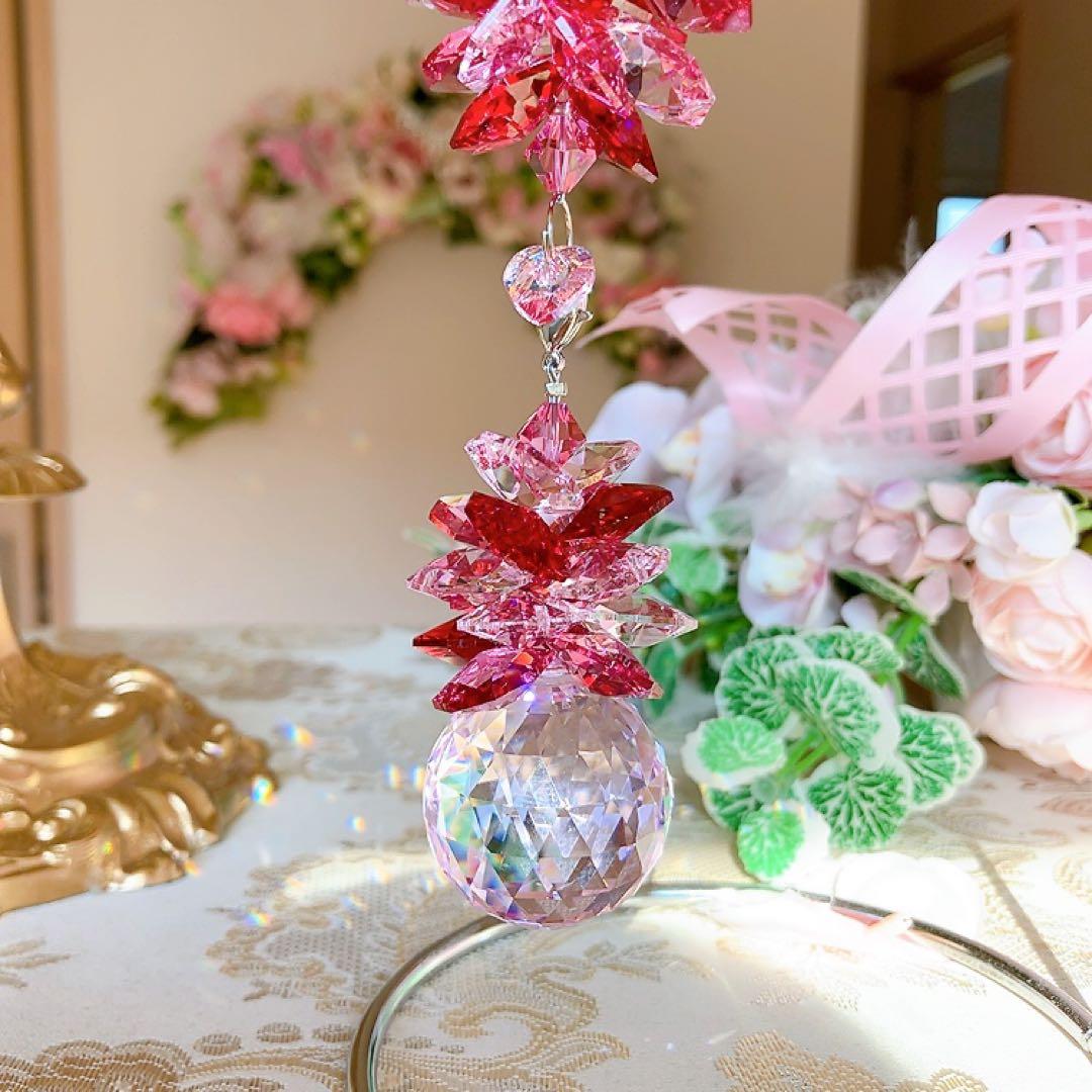 ☆かおmama☆様♡*.スワロフスキー♡シャンデリア付きスタンドサン
