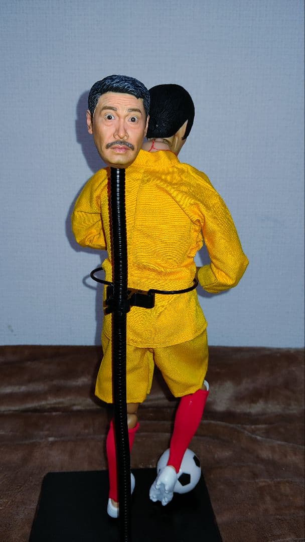 映画.少林サッカー.1/6[阿星(チャウ•シンチー)＆監督ヘッド付]希少品