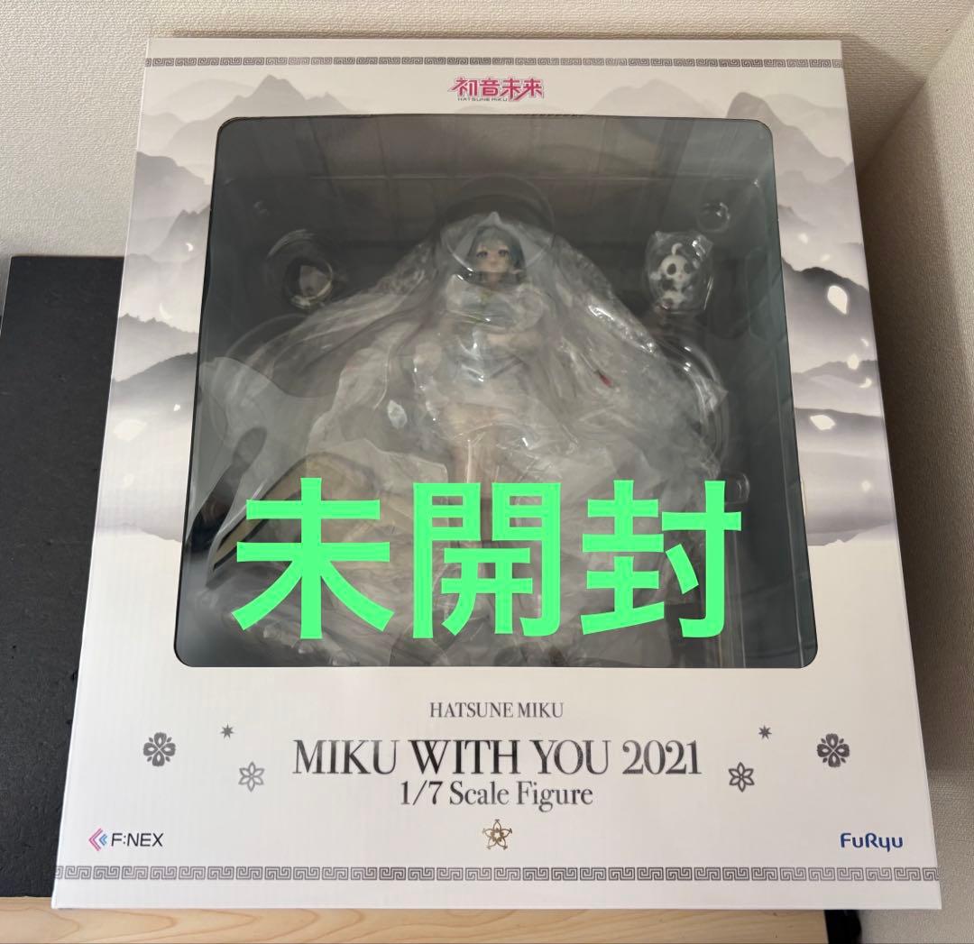未開封　初音ミク　MIKU WITH YOU 2021 フィギュア　F:NEX Amazon.co.jp: Furyu F:NEX 初音ミク MIKU WITH YOU 2021Ver. 1/7
