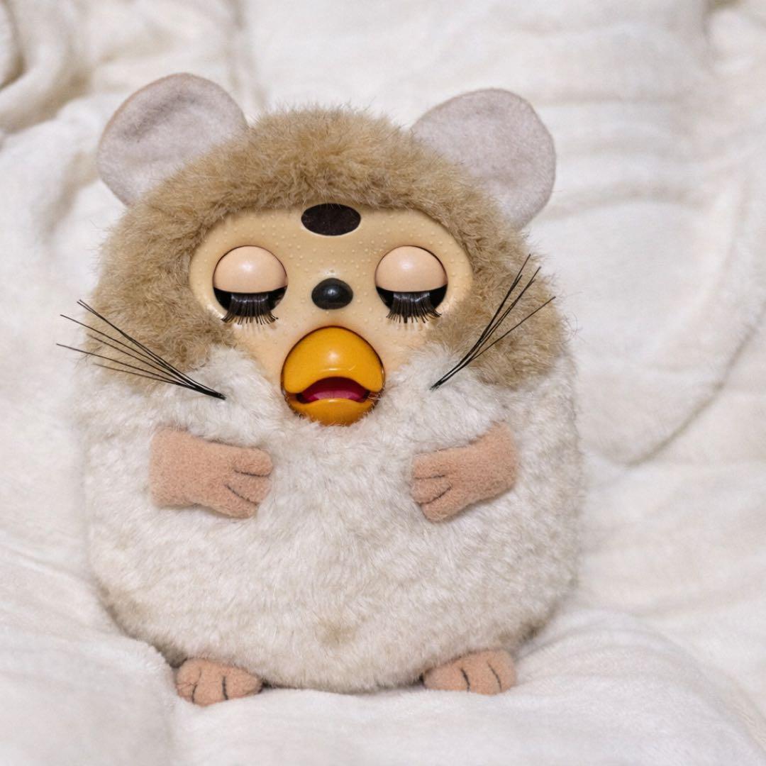 ★希少★ トンクリ ファービー tonkuri パパラ レア希少⭐️トンクリtonkuriファービーピンク白papara Furby昭和