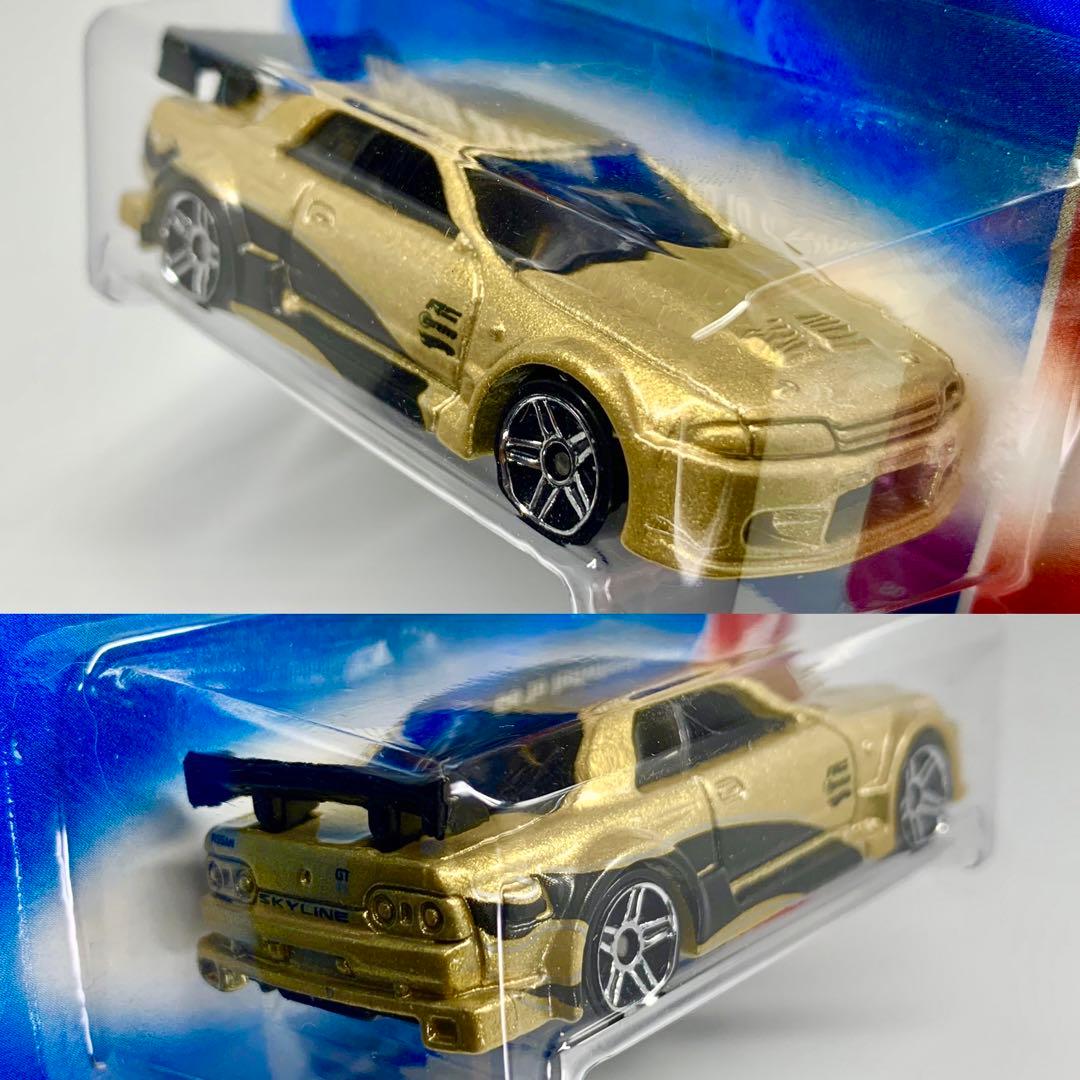 ホットウィール 日産 スカイライン GT-R BNR32 金/黒 - メルカリ