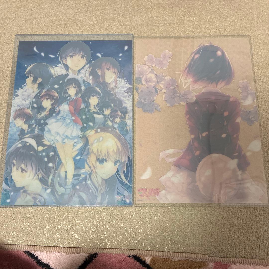 劇場版 冴えない彼女の育てかた Fine前売券特典 A3クリアポスター2枚
