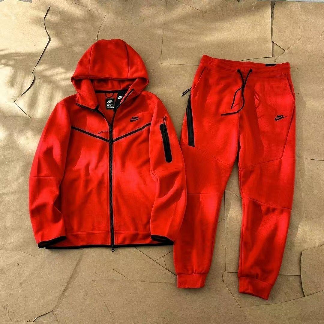 NIKE Tech Fleece セットアップ ブラック ×赤L Buy Nike Sportswear Tech Fleece Windrunner Men's Full-Zip Hoodie