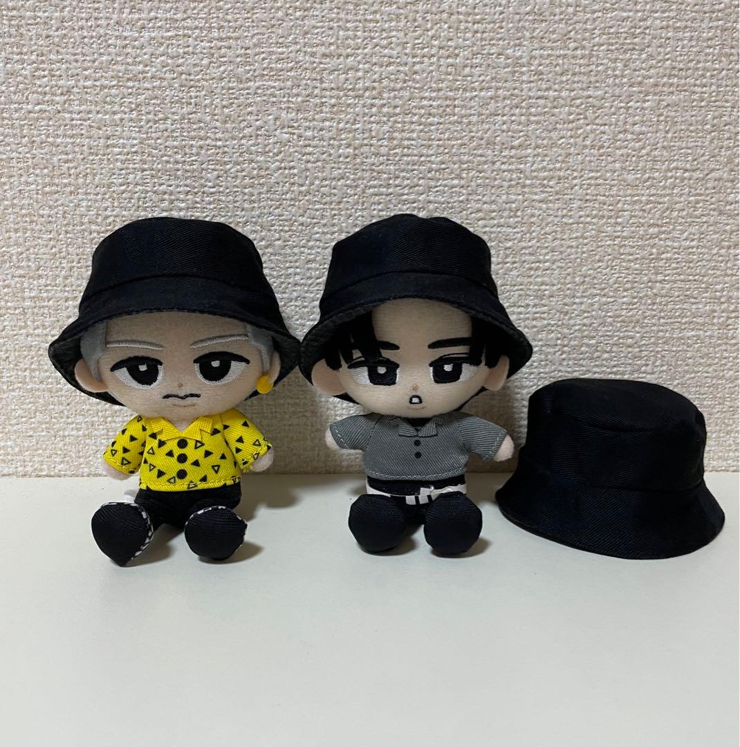 ☆ちびぬい服 帽子 バケハ ハンドメイド チルぬい SnowMan 3点セット