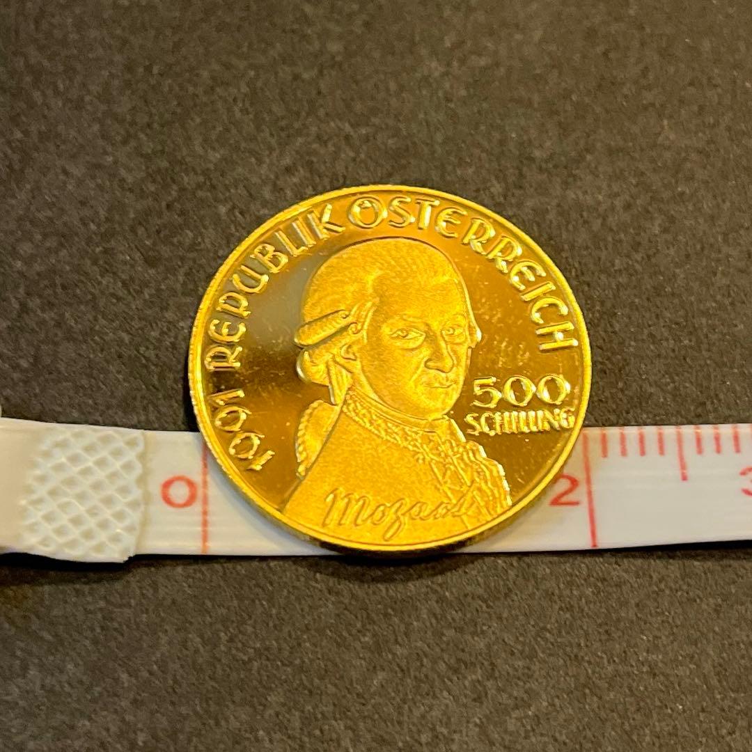 モーツァルト没後200年記念 金貨 コイン8g K24 - メルカリ