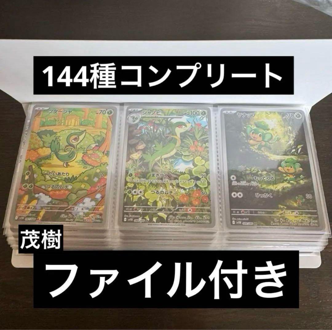 ブラックボルト ホワイトフレア AR 144種 コンプリートセット+ファイル
