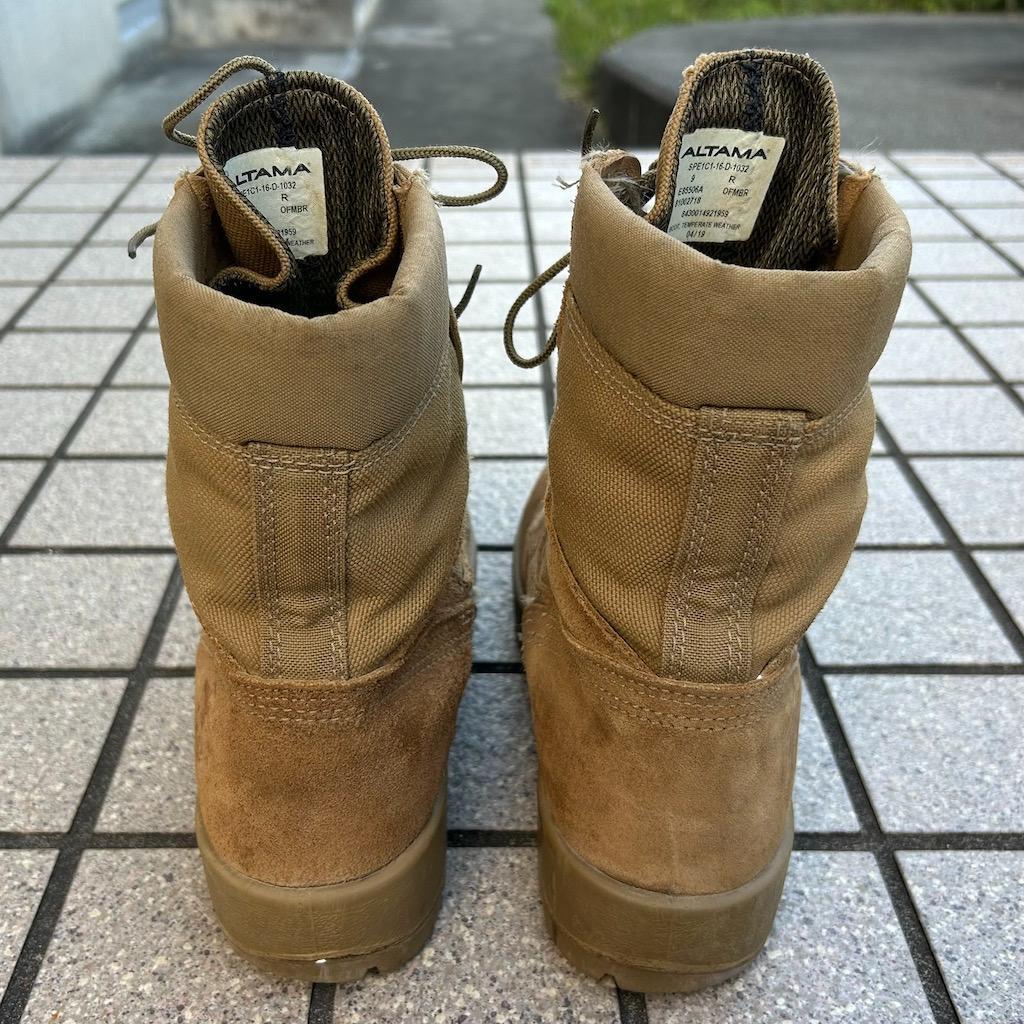 米軍 ゴアテックス ALTAMA デザートブーツ 9R 27cm 良品 ミリタリ