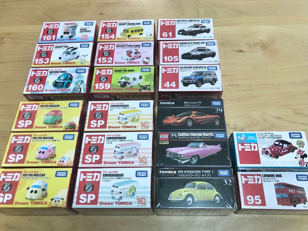 トミカ タカラトミー まとめ売り ちょっと珍しい物含み モルカー すみっコぐらし タカラトミー ドリームトミカ SP すみっコぐらし とかげのおすし屋さん
