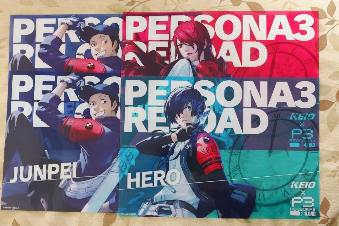 ペルソナ3リロード P3R 京王電鉄 クリアポスター 4枚セット - メルカリ