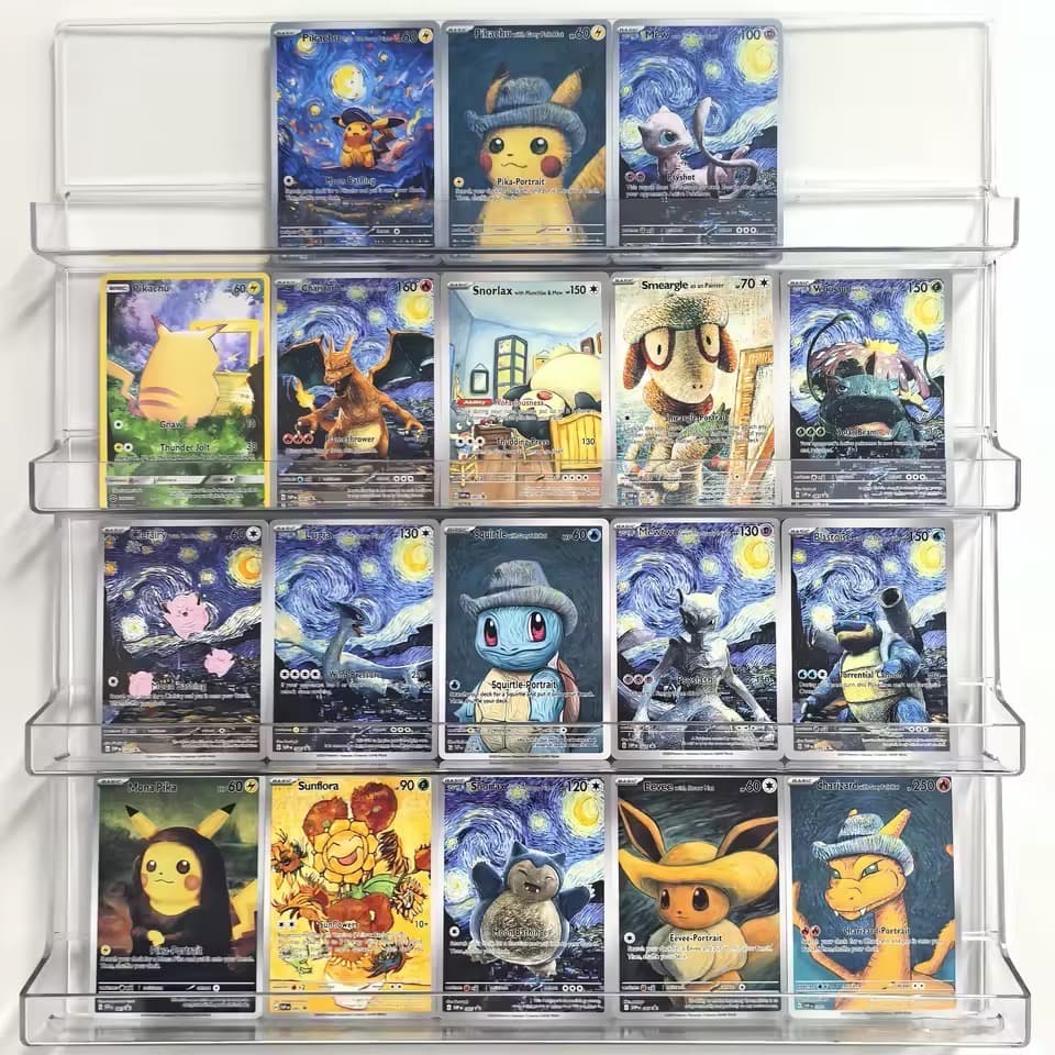 観賞用 ポケモンカード ゴッホ展 ピカチュウ 海外版 18枚 フルセット
