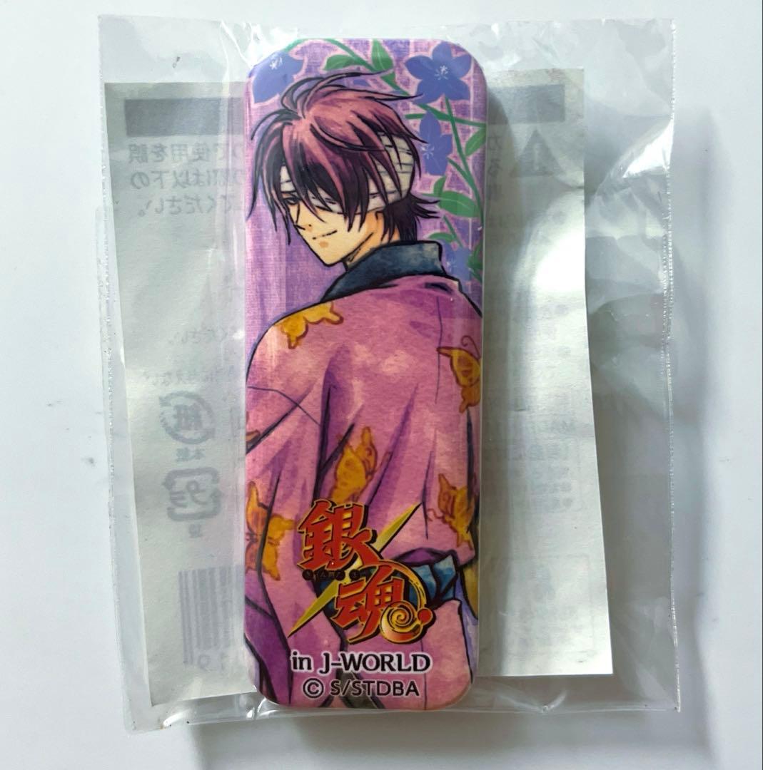 高杉晋助 花鳥風月 スクエア 缶バッジ J-WORLD 銀魂 - メルカリ