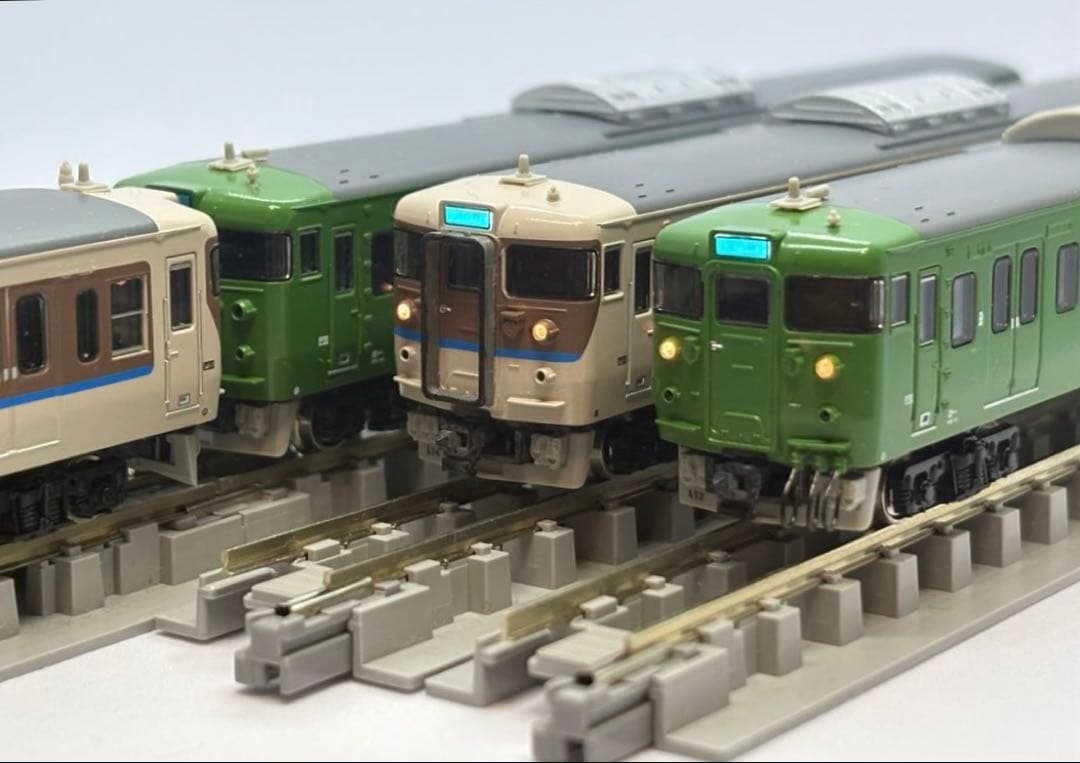 【加工品】グリーンマックス113系7700番台30N体質改善車L12・L14編成 30419＞JR113系7700番台（30N体質改善車・L14編成・床下グレー）増結4