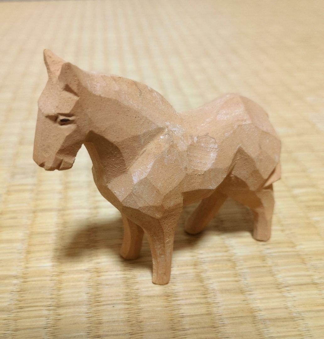 匿名配送】奈良一刀彫 染川宗進作 馬 置物 共箱付き - メルカリ