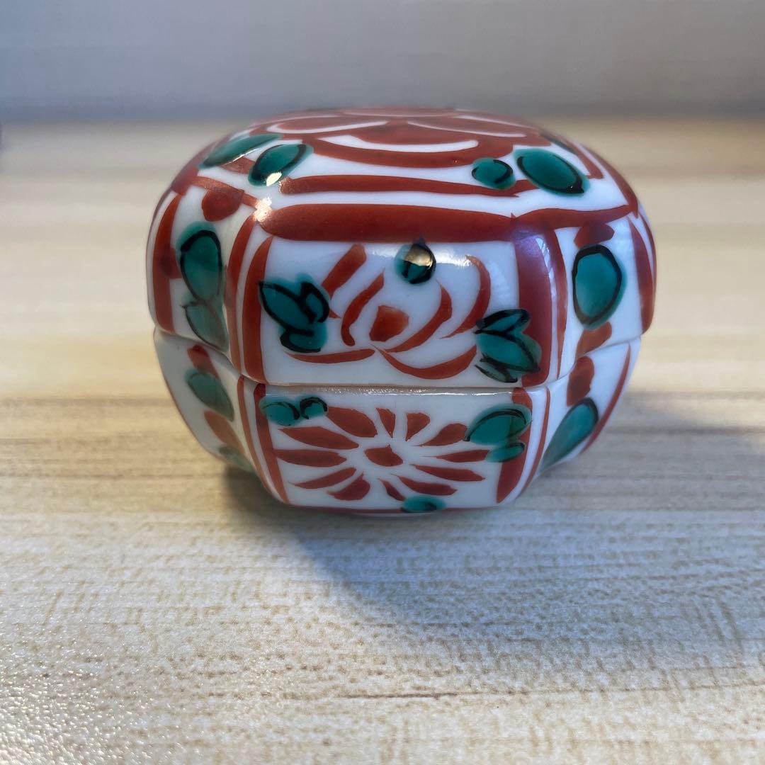 真葛香斎 赤絵香合 茶道具 - メルカリ