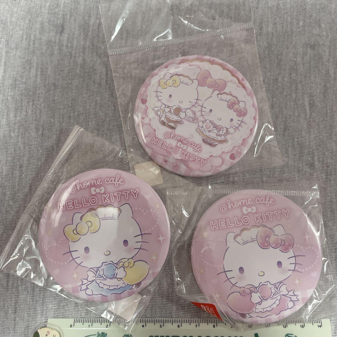 あっとほーむカフェ限定♡激レア♡キティミミィ缶バッジ3点セット ほぉ～むカフェ×ハローキティ コラボカフェ開催のお知らせ♡ | 秋葉原
